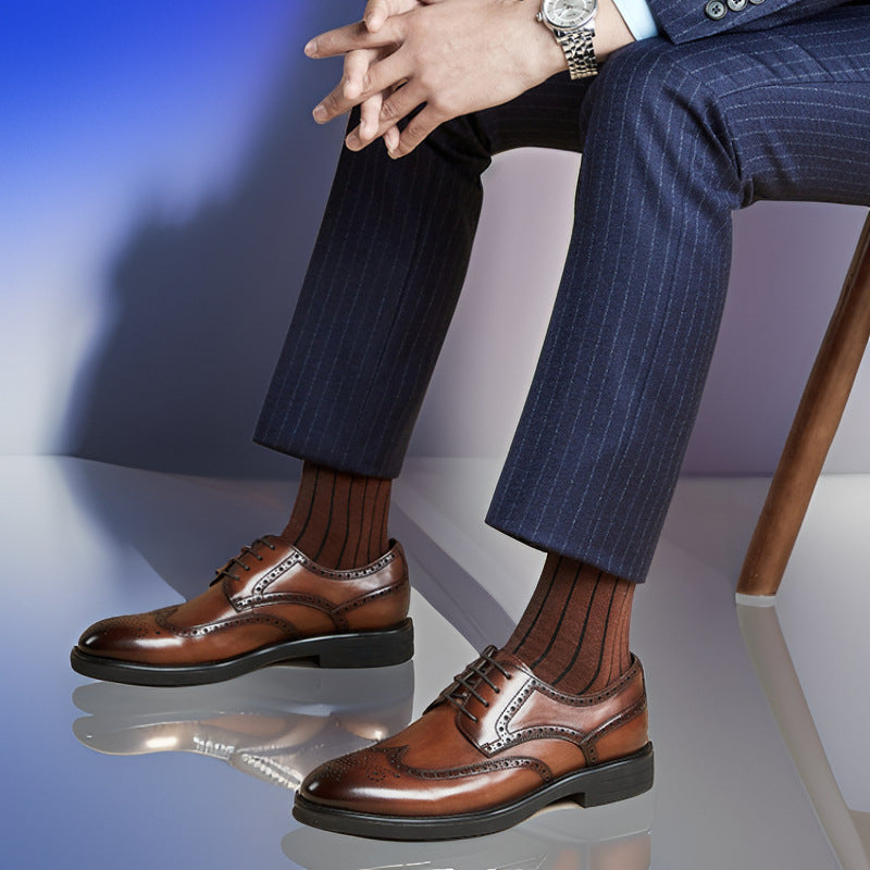 🎁Hoje com 50% de desconto✅Sapatos em pele de alta qualidade - Alivia as dores nas articulações 👞 Caminhada confortável